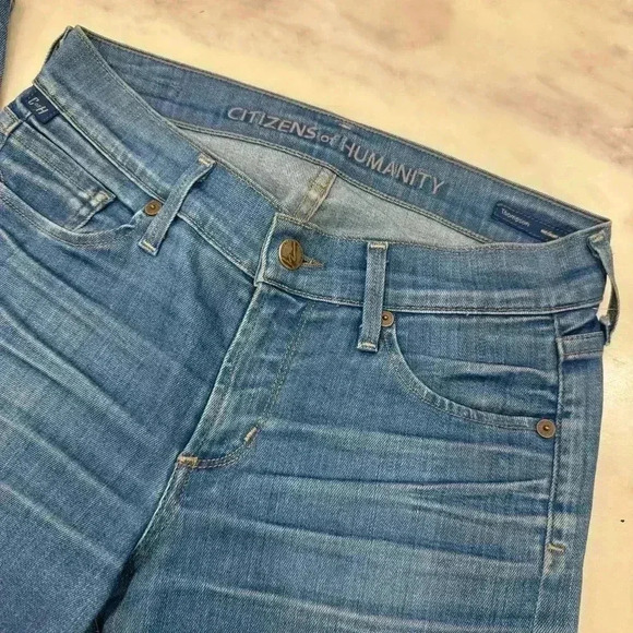 CITIZENS OF HUMANITY Thompson medium rise skinny 29” jeans 25 women’s - Picture 5 of 9